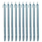 10 Stück Sturmhering 30 cm mit Haken V-Profil - Zelthering weiche feuchte Boden Zeltnagel Zeltpflock Erdspieß Camping Zubehör Outdoor Set
