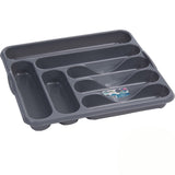 Wham Besteckkasten mit 7 Fächern 42x37cm Grau