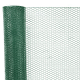 Sechskantgeflecht 50-150cm hoch - Maschenweite 13/25mm - Materialstärke mit Beschichtung 0,7/0,9mm Kaninchendraht Hasendraht Kleintier Volierendraht Tiergehege Gehege Grün Gitterzaun Zaun Gartenzaun Drahtzaun Geflecht