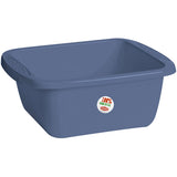 Schüssel 10 Liter rechteckig 39x35x15 cm Blau - Haushaltsschüssel Waschschüssel Universal Küchenschüssel Spülschüssel Kunststoff Fußbad Pflege Camping - nestbar