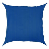 Sonnensegel 3x3 quadratisch - blau - Sonnenschutz atmungsaktiv - UV-Schutz Garten Terasse Camping