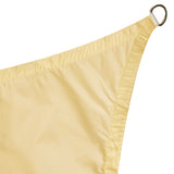 Sonnensegel 3m dreieckig - sandfarben - Sonnenschutz wasserabweisend - UV-Schutz Garten Terasse Camping