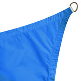 Sonnensegel 3 m dreieckig - blau - Sonnenschutz wasserabweisend - UV-Schutz Garten Terasse Camping