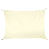 Sonnensegel 2x3 rechteckig - creme - Sonnenschutz wasserabweisend - UV-Schutz Garten Terasse Camping