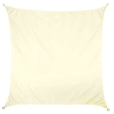 Sonnensegel 3x3 quadratisch - creme - Sonnenschutz wasserabweisend - UV-Schutz Garten Terasse Camping