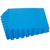 Poolunterlegmatte blau 50x50x0,5 cm EVA - Stecksystem Puzzelmatte Fitness Sportmatte Trainingsmatte