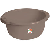 Schüssel 14 Liter rund D-40x18 cm Braun - Haushaltsschüssel Waschschüssel Universal Küchenschüssel Spülschüssel Kunststoff Fußbad Pflege - nestbar