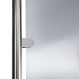 16x Edelstahl Glashalter halbrund für 8 mm Glas - Glasklemme rund für Rundrohre Geländer Sicherung