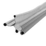 Doppelkeder Adapter mit Kederschiene 8mm - Drive away - 4 Meter Kederleiste für Wohnwagen Wohnmobil Caravan - Zeltkeder Vorzelt 6mm/4mm Keder Verbindung Kederband robust und biegsam grau 4m Kunststoff