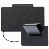 Etikettenhalter aus PVC in Schwarz 4x7cm - Beschriftungsclip für Aufbewahrungsboxen für Regal Schubladen Schranktüren bis 1,5cm zum Einhängen Aufstecken Korbetiketten