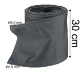 30 cm breites Doppel-Kederband 6mm Keder Drive-away Kit Ausgleich Höhenunterschied Vorzelt Wohnwagen Zubehör Befestigung Camping Schwarz