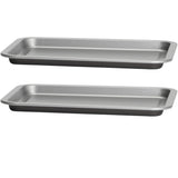 Backblech 23x16,5x1,5 cm für die Heissluftfriteuse Air Fryer - eckig rechteckig Zubehör Einsatz Stahlblech antihaftbeschichtet bis 230°C Backform