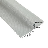 Zweifahniges Kederband - Meterware Ø6mm Band 4 cm breit Wohnwagen Wohnmobil Caravan Boot Zeltkeder Vorzelt - Keder Verbindung - Doppelfahnenkeder Textilkeder für Zelt Plane Sonnensegel