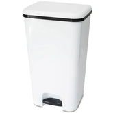 Mülleimer Treteimer 37 Liter eckig 30x33x59cm Kunststoff - Pedal zum Öffnen und Schliessen - Küche Pedaleimer Papierkorb Eimer Abfalleimer Abfallbehälter Mülltonne Müll Mistkübel