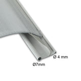 Universalverankerungsset für Kassettenmarkise Wohnwagenmarkisen Wohnmobilmarkisen 2 Spanngurte 2m lang Spannfeder und Heringe Kederband Vorzelt Zelt Zubehör Camping Set