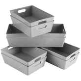 Schubladen Organizer 5 cm hoch - 8 Teile - 50x38x5 cm - in 2 Größen - Schminktisch - Schubladen Ordnungssystem Aufbewahrungsbox Box