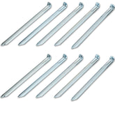 10 Stück Stahl Hering 30 cm - V-Profil - Zelthering weiche feuchte Boden Zeltnagel Zeltpflock Erdspieß Camping Zubehör Outdoor Set