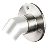 2 STÜCK Edelstahl Flansch für 42,4 mm Rohre - V2A Fitting für Geländer Handlauf Balkon gebürstet