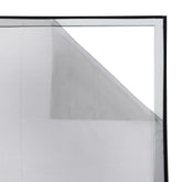 4 STÜCK Fliegengitter für Fenster - 130x150 - mit Klettband Mücken Vorhang Insektenschutz schwarz - ohne Bohren