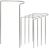 Edelstahl Pflanzenstütze Staudenstütze halbrund - Ø 38 cm - 100 cm hoch aus 4mm Edelstahl Draht - Für den Garten - Metall - Buschstütze - Staudenstütze - Pflanzbogen Staudenhalter Rankhilfe Pflanzenring