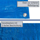 Poolunterlage für runde Quick-up Pool D-244cm - 110g/qm PE - Wasserdicht - Bodenfolie Unterlagen Schutz Bodenschutzplane Unterlegplane Bodenplane - Familienpool Pool Swimmingpool Poolzubehör