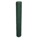 Sechskantgeflecht 50-150cm hoch - Maschenweite 13/25mm - Materialstärke mit Beschichtung 0,7/0,9mm Kaninchendraht Hasendraht Kleintier Volierendraht Tiergehege Gehege Grün Gitterzaun Zaun Gartenzaun Drahtzaun Geflecht