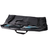 Aufbewahrungstasche für 2 Stühle - 118 x 65 x 18 cm - Transport Tasche mit Trennfach Tragetasche für Stuhl - schwarz - 300D Polyester - Wasserabweisend - mit Zugriemen