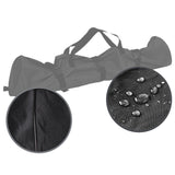 Aufbewahrungstasche für Zeltstangen - 110 x D-20cm - Transport Tasche - Tragetasche schwarz - 300D Polyester - Wasserabweisend - mit Zugriemen