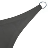 Sonnensegel 3x4 rechteckig - grau - Sonnenschutz atmungsaktiv - UV-Schutz Garten Terasse Camping