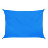 Sonnensegel 2x3 rechteckig - blau - Sonnenschutz wasserabweisend - UV-Schutz Garten Terasse Camping