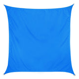 Sonnensegel 2x2 quadratisch - blau - Sonnenschutz wasserabweisend - UV-Schutz Garten Terasse Camping
