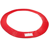 Trampolin Randabdeckung für D-457 cm Trampoline rot Federabdeckung  Randschutz Federabdeckung gepolstert - weicher Fallschutz - wasserfest - UV-stabil
