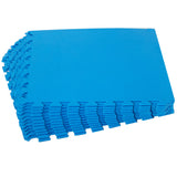 Poolunterlegmatte blau 50x50x0,5 cm EVA - Stecksystem Puzzelmatte Fitness Sportmatte Trainingsmatte