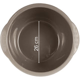 Schüssel 14 Liter rund D-40x18 cm Braun - Haushaltsschüssel Waschschüssel Universal Küchenschüssel Spülschüssel Kunststoff Fußbad Pflege - nestbar