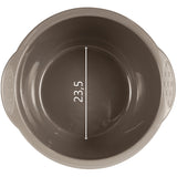 2x Schüssel 9 Liter rund D-35x15 cm Braun - Haushaltsschüssel Waschschüssel Universal Küchenschüssel Spülschüssel Kunststoff Fußbad Pflege - nestbar