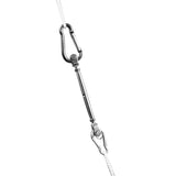 Edelstahl Wantenspanner Spannschraube D-8 x 185-265 mm lang- Seilspanner Segelspanner für Drahtseil
