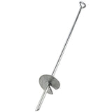 Erdanker 60 / 80 cm lang - Stahl Anker - Bodenanker für Zelte, Spielgeräte Slackline