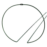 Pflanzenstütze rund - Ø30 cm - 100 cm hoch - Blumenhalter Stütze Blumen Stauden Büsche grün