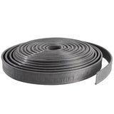 Doppelkederband - Meterware Kederband Ø4/6mm Bandbreite 4 cm Adapter für Wohnwagen Wohnmobil Caravan | Zeltkeder Vorzelt - Keder Verbindung - robust und biegsam - grau - Dualkeder Textilmantel