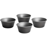 Runde kleine Backförmchen Ø9x4,5 cm für die Heissluftfriteuse Air Fryer - klein Zubehör Einsatz Muffinförmchen Stahlblech antihaftbeschichtet bis 230°C Backform