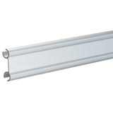 Alu Doppelkederschiene 1,2 Meter Kederleiste Ø9mm (passend für 6-8mm Keder) Neigung 45°- Aluminium Leiste Kederprofil für Wohnwagen Wohnmobil - Zelt Vorzelt Schürzenleiste Vorzeltschiene