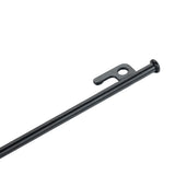 10 Stück Stahl Felsnagel 30 cm - rundes Profil Ø10mm -  Schwarz Hering Zelthering harter Boden Zeltnagel Zeltpflock Erdspieß Camping Zubehör Outdoor Set