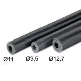 Fiberglas Zeltstange Reparatur-Set 3 Fiberglas-Segmente Ø12,5/11/9,5 mm 65 cm - mit Gummizug und Einfädelhilfe Hülsen Zeltgestänge Zeltstangen - Ersatzstangen für Zelte Kürzbar
