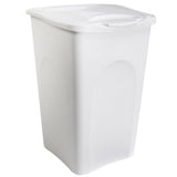 Wäschekorb 50 Liter groß mit Deckel - Wäschesammler ohne Löcher 39x37x55cm Wäschebox Wäschesortierer Haushaltskorb Korb Haushalt Kunststoff Wäschetruhe Wäschetonne Wäschesack
