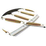 4x Zugfeder Feder Camping - 18 cm lang - Doppelhaken - Federstahl D-3 mm verzinkt - 180 mm