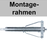 Ausdrehstütze Eckstütze für Wohnwagen Anhänger mit festem Fuß aus verzinktem Stahl 47 cm Stützbein 500kg Tragkraft geeignet für Caravan Trailer Abstützung - Gesamtgewicht 1000 kg - Nivelierstütze