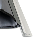 Alu Kederschiene - 1,2 Meter - Kederleiste - Neigung 45° - Ø10mm (passend für 7-9mm Keder) Weiss Aluminium Kederprofil Leiste für Wohnwagen Wohnmobil Vorzelt Sonnensegel Schürzenleiste Vorzeltschiene