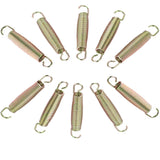 Trampolin Feder - 13,5 cm lang - mit 2 Haken - Federstahl Ø 3 mm - verzinkt 135 mm