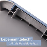 4x Mülleimer 15 Liter schmal Gelb Grün Blau Weiß Deckel Recycling Mülltrennung Abfalleimer Abfallbehälter Müll Küche rechteckig Abfallsammler Kunststoff Eimer Mülltonne Schmal Müllsackhalterung
