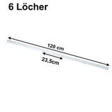 Alu Kederschiene - 1,2 Meter - Kederleiste - Neigung 0° - Ø10mm (passend für 5-9mm Keder) - Aluminium Kederprofil Leiste für Wohnwagen Wohnmobil Vorzelt Sonnensegel Schürzenleiste Vorzeltschiene